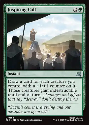 Inspiring Call - tle Spoiler