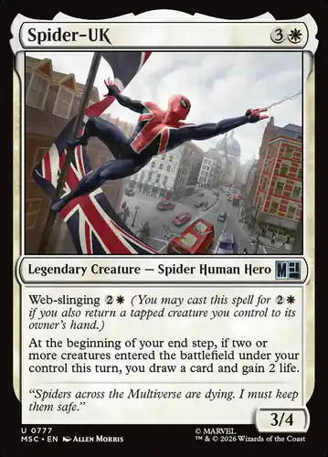 Spider-UK - msc Spoiler