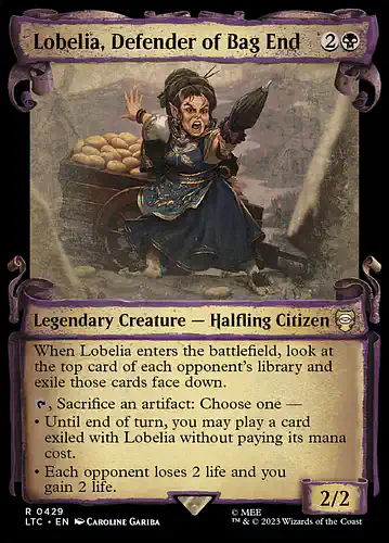 Lobelia, Defender of Bag End - ltc Spoiler