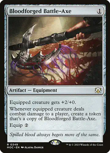 Bloodforged Battle-Axe - moc Spoiler