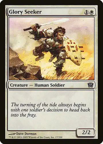 Glory Seeker - 9ed Spoiler