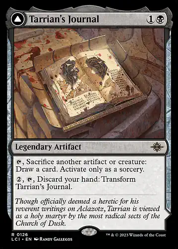 Tarrian's Journal - lci Spoiler