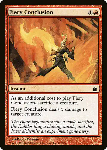Fiery Conclusion - rav Spoiler