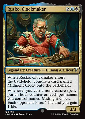 Rusko, Clockmaker - mb2 Spoiler
