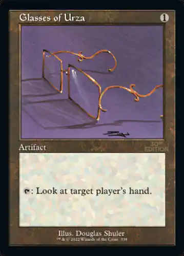 Glasses of Urza - 30a Spoiler
