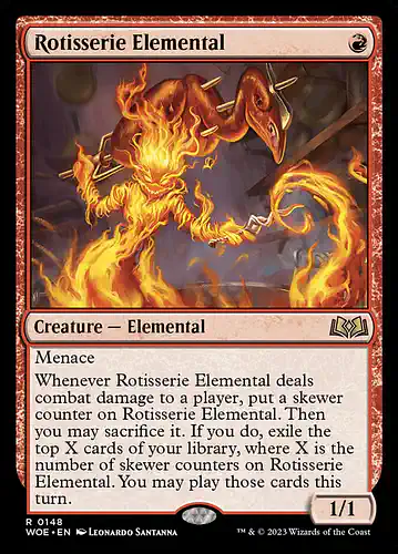 Rotisserie Elemental - woe Spoiler