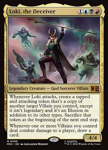 Loki, the Deceiver - msc Spoiler