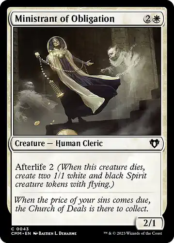Ministrant of Obligation - cmm Spoiler