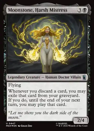 Moonstone, Harsh Mistress - msh Spoiler