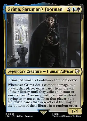 Gríma, Saruman's Footman - ltc Spoiler