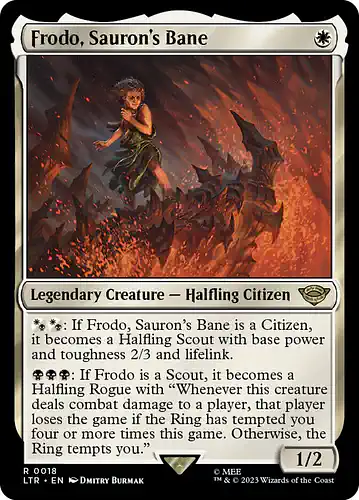 Frodo, Sauron's Bane - ltr Spoiler