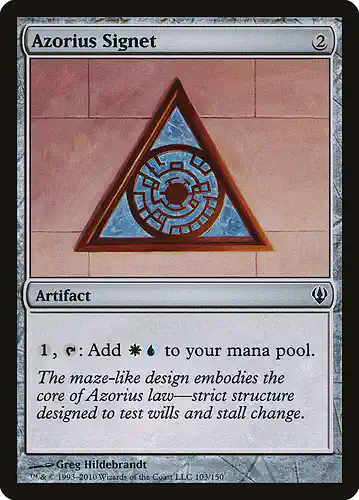 Azorius Signet - arc Spoiler