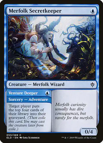 Merfolk Secretkeeper - eld Spoiler