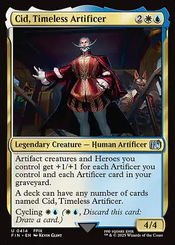 Cid, Timeless Artificer - fin Spoiler
