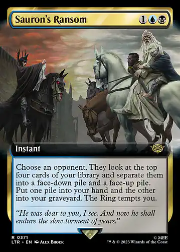 Sauron's Ransom - ltr Spoiler