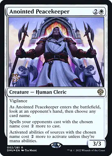 Anointed Peacekeeper - dmu Spoiler