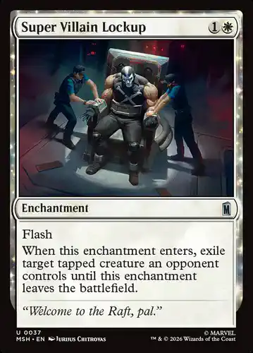 Super Villain Lockup - msh Spoiler