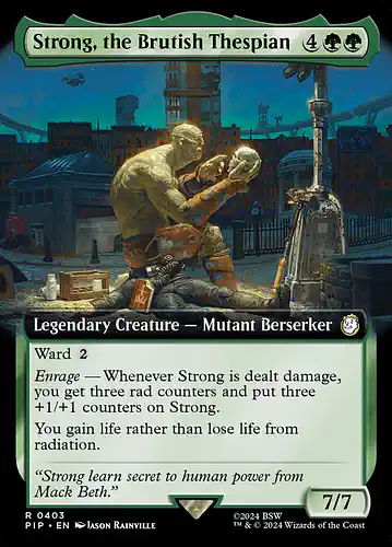 Strong, the Brutish Thespian - pip Spoiler