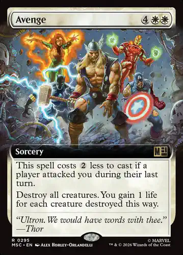 Avenge - msc Spoiler