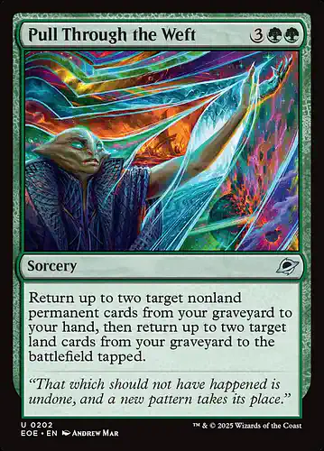 Pull Through the Weft - eoe Spoiler
