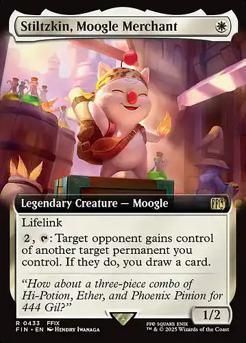 Stiltzkin, Moogle Merchant - fin Spoiler