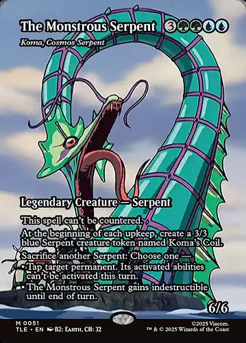 Koma, Cosmos Serpent - tle Spoiler