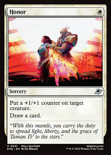 Honor - eoe Spoiler