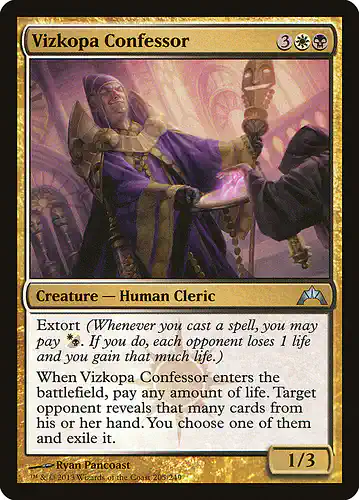 Vizkopa Confessor - gtc Spoiler