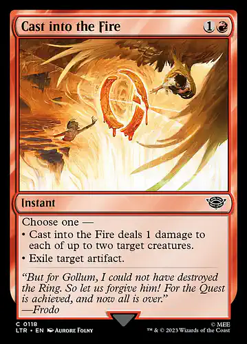 Cast into the Fire - ltr Spoiler