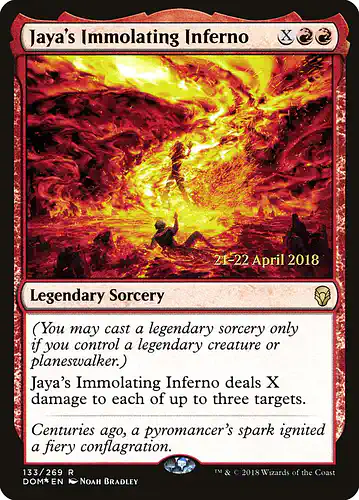 Jaya's Immolating Inferno - dom Spoiler