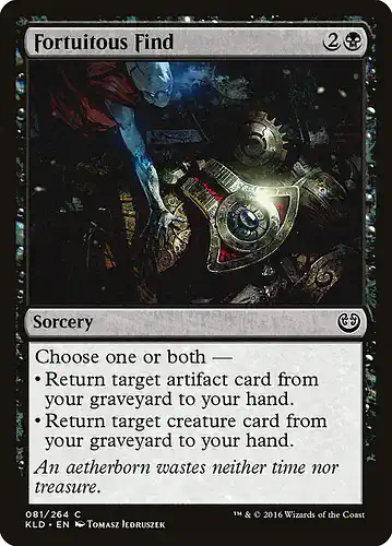 Fortuitous Find - kld Spoiler