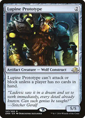 Lupine Prototype - emn Spoiler