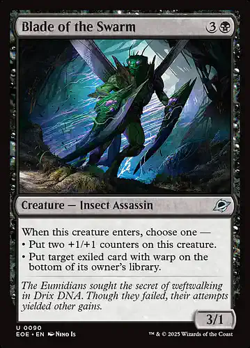 Blade of the Swarm - eoe Spoiler