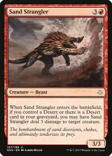 Sand Strangler - hou Spoiler