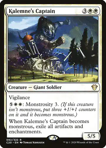 Kalemne's Captain - c20 Spoiler