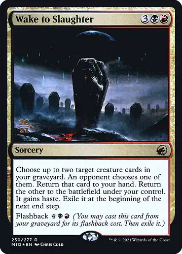 Wake to Slaughter - mid Spoiler
