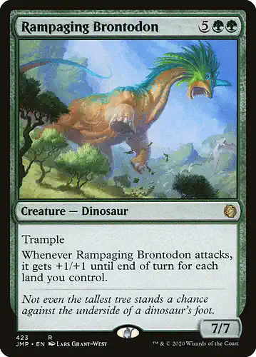 Rampaging Brontodon - jmp Spoiler