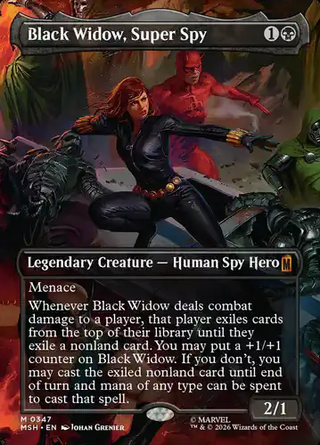 Black Widow, Super Spy - msh Spoiler