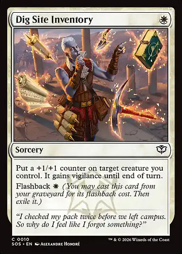 Dig Site Inventory - sos Spoiler