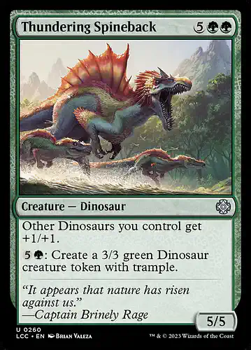Thundering Spineback - lcc Spoiler