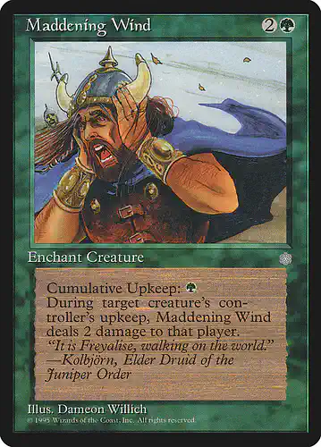 Maddening Wind - ice Spoiler