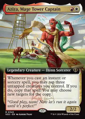 Aziza, Mage Tower Captain - sos Spoiler