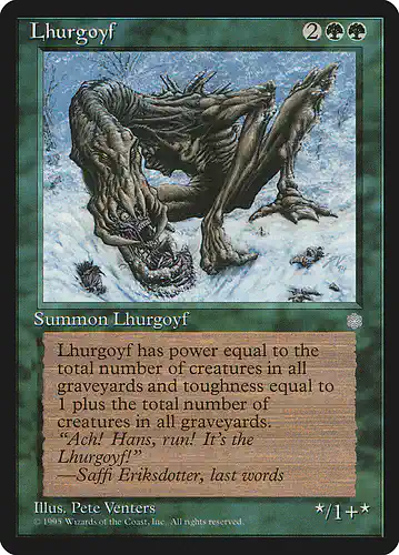 Lhurgoyf - ice Spoiler
