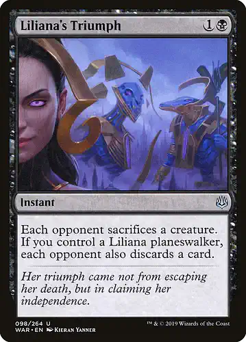 Liliana's Triumph - war Spoiler