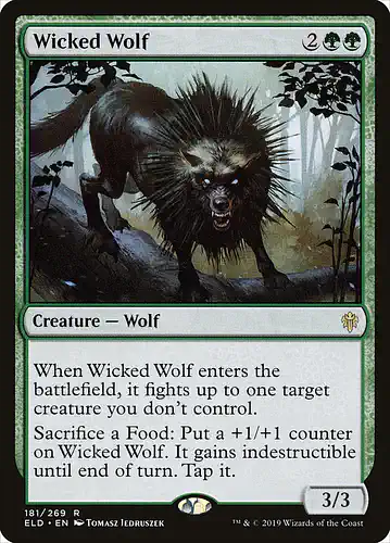 Wicked Wolf - eld Spoiler