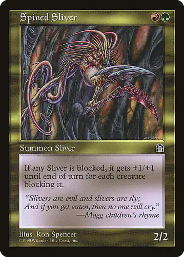 Spined Sliver - sth Spoiler