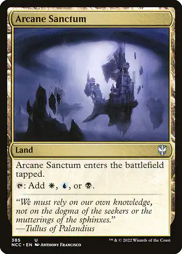 Arcane Sanctum - ncc Spoiler