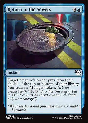 Return to the Sewers - tmt Spoiler