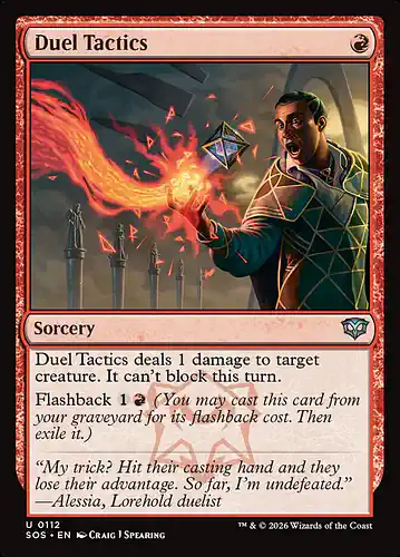 Duel Tactics - sos Spoiler
