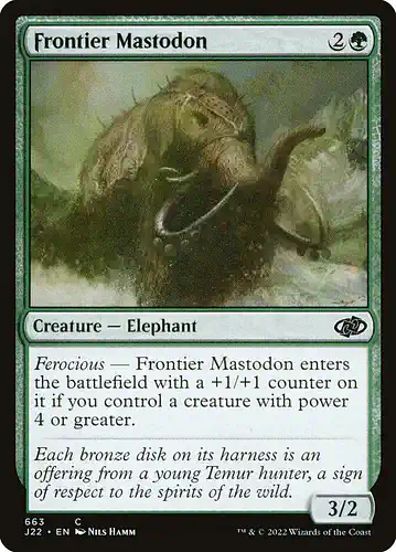 Frontier Mastodon - j22 Spoiler